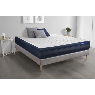 ACTISOM Marque Matelas en latex 140x190 avec mousse à mémoire et 5 zones - Ensemble matelas et sommier - Publicité ACTISOM Marque Matelas en latex 140x190 avec mousse à mémoire et 5 zones - Ensemble matelas et sommier - Publicité