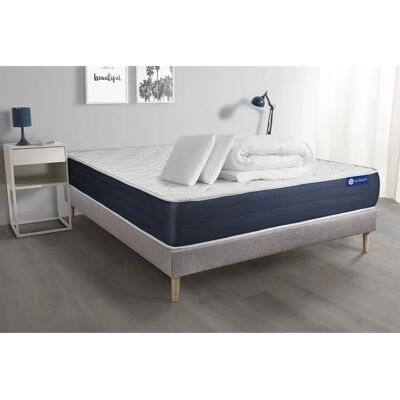 ACTISOM Colchón de Látex y Espuma de Memoria 140x190 - Pack de Cama ACTISOM Colchón de Látex y Espuma de Memoria 140x190 - Pack de Cama