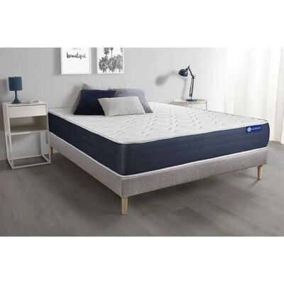 ACTISOM Latex- und Memory-Schaum Matratze 160x200 - Bettgestell-Set ACTISOM Latex- und Memory-Schaum Matratze 160x200 - Bettgestell-Set
