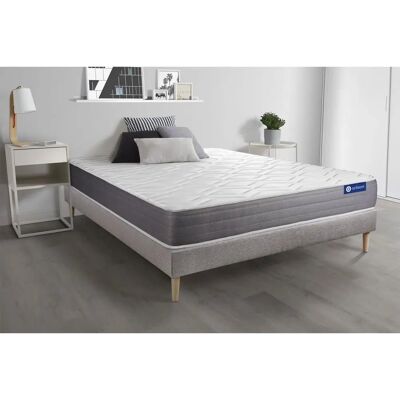 ACTISOM Conjunto de Colchón Actilatex Dream Gris Latex y Espuma de Memoria - Juego de Cama ACTISOM Conjunto de Colchón Actilatex Dream Gris Latex y Espuma de Memoria - Juego de Cama