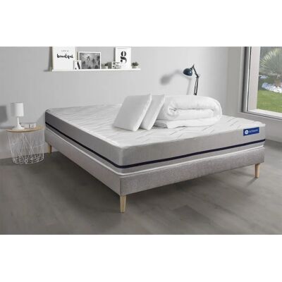 Set Completo per Letto - Cuscini in Schiuma Memory - 200x200cm Set Completo per Letto - Cuscini in Schiuma Memory - 200x200cm