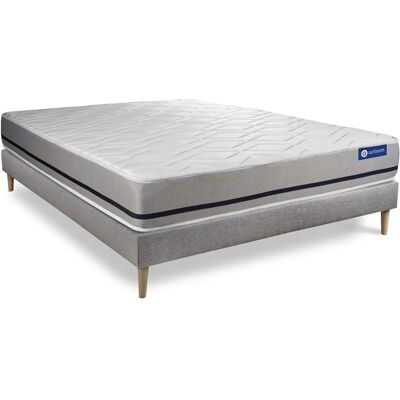 ACTISOM Graues Memory Foam Bettset - Wendbar 180x200 - Europäische Qualität ACTISOM Graues Memory Foam Bettset - Wendbar 180x200 - Europäische Qualität