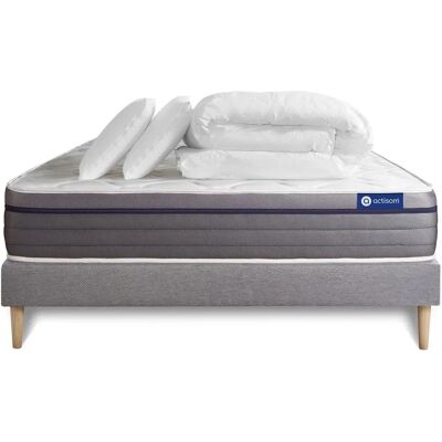 Conjunto de Cama de Espuma Viscoelástica ACTISOM - 200x200 - 7 Zonas Conjunto de Cama de Espuma Viscoelástica ACTISOM - 200x200 - 7 Zonas