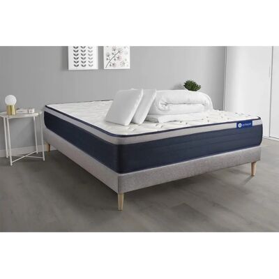 Matelas à Mémoire de Forme ACTISOM 200x200cm - Pack Complet - Publicité Matelas à Mémoire de Forme ACTISOM 200x200cm - Pack Complet - Publicité
