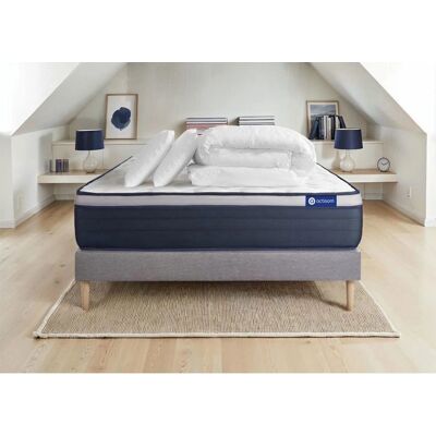 ACTISOM Max Matelas à Mémoire de Forme & Ensemble Complet - Gris - Publicité ACTISOM Max Matelas à Mémoire de Forme & Ensemble Complet - Gris - Publicité