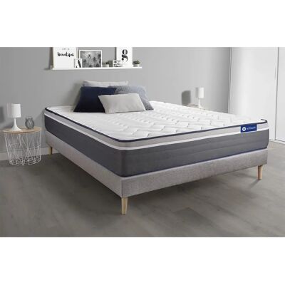 Matelas mémoire de forme ACTISOM ACTIMEMO PLUS 200x200 - Réversible - Publicité Matelas mémoire de forme ACTISOM ACTIMEMO PLUS 200x200 - Réversible - Publicité