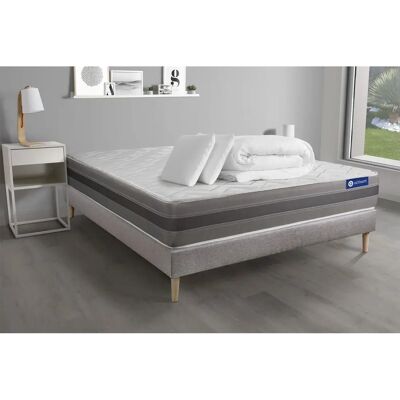 ACTISOM Grau Memory Foam Matratze - Komplett Bettset ACTISOM Grau Memory Foam Matratze - Komplett Bettset