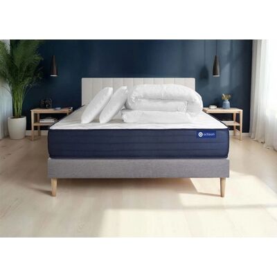 Set letto in schiuma memory ACTISOM - 160x200 - Grigio Set letto in schiuma memory ACTISOM - 160x200 - Grigio