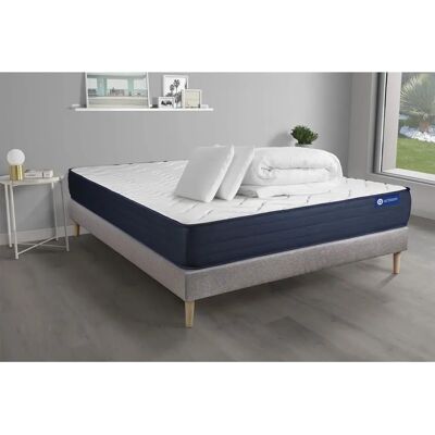 ACTISOM ACTIMEMO LIFE 140x190 Colchón de Espuma de Memoria con 5 Zonas - Juego de Cama ACTISOM ACTIMEMO LIFE 140x190 Colchón de Espuma de Memoria con 5 Zonas - Juego de Cama