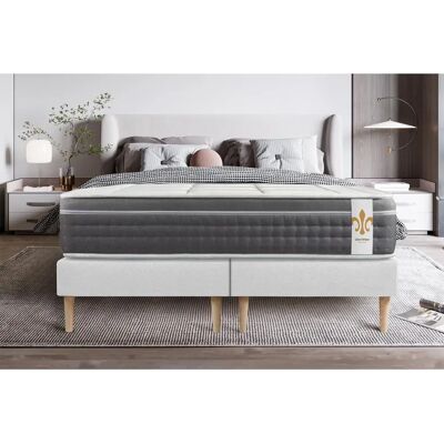 Ensemble Litier Deluxe Trente - Matelas et Sommier Double 160x200cm - Publicité Ensemble Litier Deluxe Trente - Matelas et Sommier Double 160x200cm - Publicité