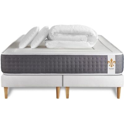Litier Deluxe Pack Le Vingt-Six 180 x 200 cm matelas double - Literie - Publicité Litier Deluxe Pack Le Vingt-Six 180 x 200 cm matelas double - Literie - Publicité