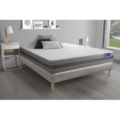 Ensemble Matelas à Mémoire de Forme et Sommier ACTISOM - Support Ferme & Réversible - Publicité Ensemble Matelas à Mémoire de Forme et Sommier ACTISOM - Support Ferme & Réversible - Publicité