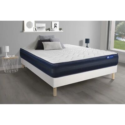ACTISOM ACTIMEMO TECH 80x200 Colchón de Espuma de Memoria y Juego de Cama - Reversible Verano/Invierno ACTISOM ACTIMEMO TECH 80x200 Colchón de Espuma de Memoria y Juego de Cama - Reversible Verano/Invierno