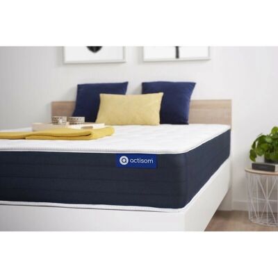 Actisom Weiß Memory Foam Matratze - 80x200cm - 5 Komfortzonen Actisom Weiß Memory Foam Matratze - 80x200cm - 5 Komfortzonen