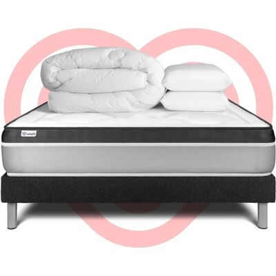 Conjunto completo de cama Vital Ergo - Colchón, base, almohadas y edredón Conjunto completo de cama Vital Ergo - Colchón, base, almohadas y edredón