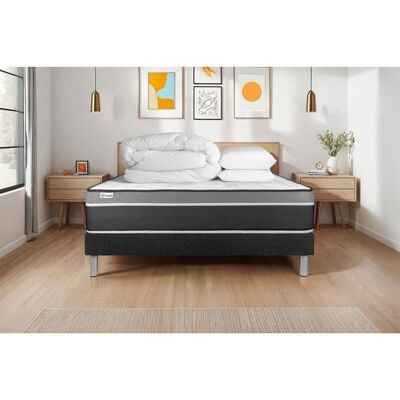 Ensemble Complet Vital Care - Matelas 160x200cm et Sommier - Publicité Ensemble Complet Vital Care - Matelas 160x200cm et Sommier - Publicité