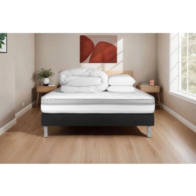 Ensemble de lit Vital Relax - Matelas 140x190cm & Accessoires - Publicité Ensemble de lit Vital Relax - Matelas 140x190cm & Accessoires - Publicité