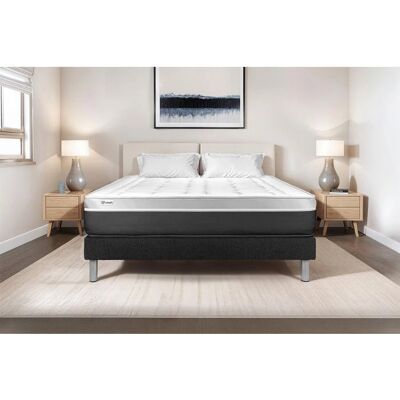 VITALIT Conjunto de Cama y Colchón - Espuma Visco 140x200 VITALIT Conjunto de Cama y Colchón - Espuma Visco 140x200