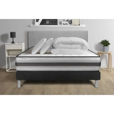 Ensemble Matelas Mousse à Mémoire Vitalpower Recover 160x200 - Respirant,Oeko-Tex - Publicité Ensemble Matelas Mousse à Mémoire Vitalpower Recover 160x200 - Respirant,Oeko-Tex - Publicité