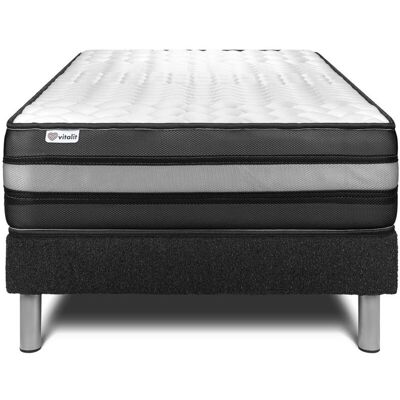 Vitalit Modelo - Colchón de Espuma Viscoelástica y Base - Negro Vitalit Modelo - Colchón de Espuma Viscoelástica y Base - Negro