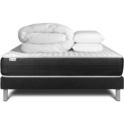 Ensemble de Lit Complet Vitalspring - Matelas 140x200cm + Accessoires - Publicité Ensemble de Lit Complet Vitalspring - Matelas 140x200cm + Accessoires - Publicité