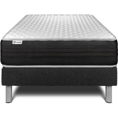 Vitalit Funda de base de cama y colchón - 90x200 Vitalit Funda de base de cama y colchón - 90x200