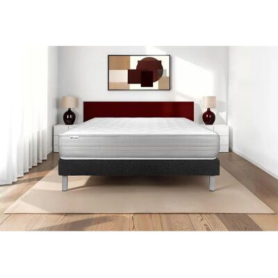 Conjunto de Cama VITALIT - 200x200 - Espuma Viscoelástica, Microperforado, Negro Conjunto de Cama VITALIT - 200x200 - Espuma Viscoelástica, Microperforado, Negro