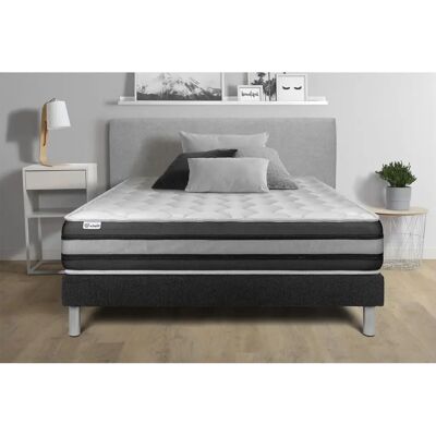 Colchón de Memoria Negro y Somier VITALIT 90x200 Colchón de Memoria Negro y Somier VITALIT 90x200