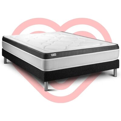 Vitalit - Cama con colchón de espuma viscoelástica 180x200 Vitalit - Cama con colchón de espuma viscoelástica 180x200