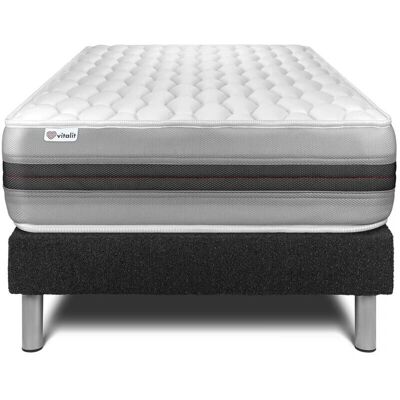 Conjunto Vitalit 120x200 - Somier y colchón con muelles y viscoelástica Conjunto Vitalit 120x200 - Somier y colchón con muelles y viscoelástica