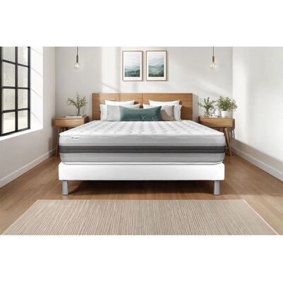 Conjunto Vitalit - 160x190 con muelles y viscoelástica Conjunto Vitalit - 160x190 con muelles y viscoelástica