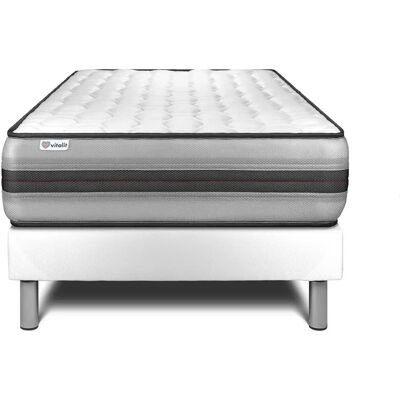 Conjunto de cama Vitalit - Modelo 120 x 200 - Híbrido con viscoelástica Conjunto de cama Vitalit - Modelo 120 x 200 - Híbrido con viscoelástica