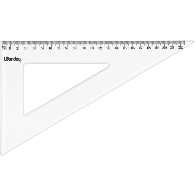 Règle Transparente Wonday FTE750162 - 21cm Outil de Mesure - Publicité Règle Transparente Wonday FTE750162 - 21cm Outil de Mesure - Publicité