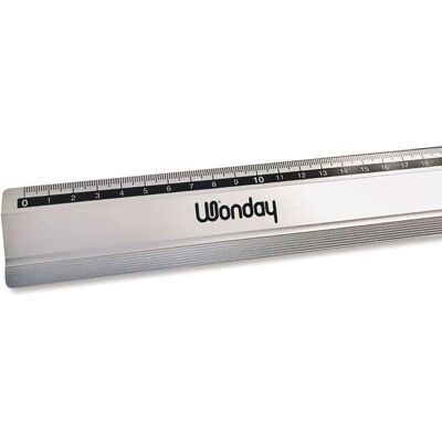 Wonday - Cutting ruler - Aluminium - 1000 mm - Ruler - Publicité Wonday - Cutting ruler - Aluminium - 1000 mm - Ruler - Publicité