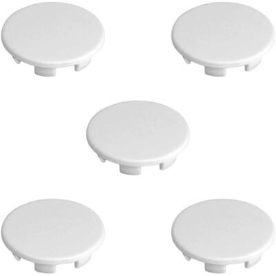 CYCLINGCOLORS - 5x Plastic Gaatjespluggen - Wit voor Ø6mm Meubelgaten CYCLINGCOLORS - 5x Plastic Gaatjespluggen - Wit voor Ø6mm Meubelgaten