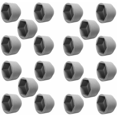 CYCLINGCOLORS M12/Hex19mm - Gris - Pack de 20 Capuchon de boulon - Publicité CYCLINGCOLORS M12/Hex19mm - Gris - Pack de 20 Capuchon de boulon - Publicité