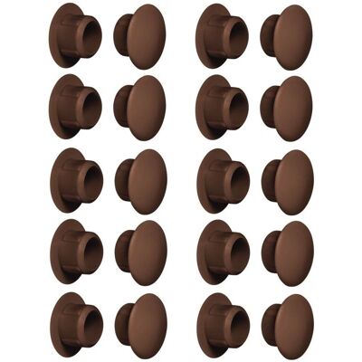 CYCLINGCOLORS - Ø5mm Brown Plug Cap - Plastic CYCLINGCOLORS - Ø5mm Brown Plug Cap - Plastic