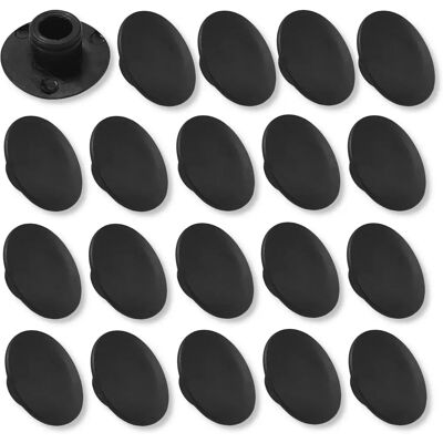 CYCLINGCOLORS - M6 Zwart Kunststof - Schroefkap afdekking CYCLINGCOLORS - M6 Zwart Kunststof - Schroefkap afdekking