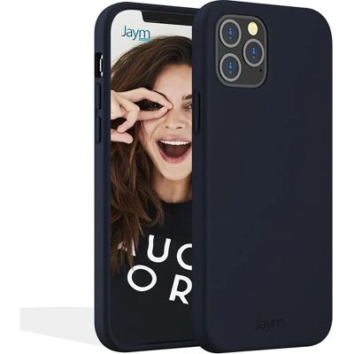 Apple iPhone 12 Pro Max Silikon Blau Hülle Apple iPhone 12 Pro Max Silikon Blau Hülle