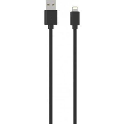Câble de charge et de synchronisation Lightning vers USB-A 2,4A Jaym - 1,5m Noir Câble de charge et de synchronisation Lightning vers USB-A 2,4A Jaym - 1,5m Noir