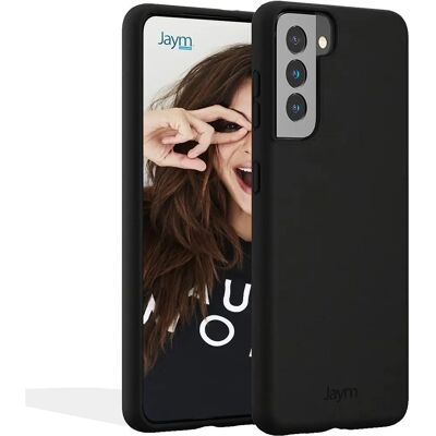 Coque Silicone Noire Jaym Galaxy S21 FE - Ultra Douce & Renforcée - Publicité Coque Silicone Noire Jaym Galaxy S21 FE - Ultra Douce & Renforcée - Publicité