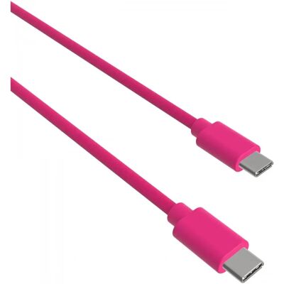 Jaym USB-C to USB-C 3A Charge and Sync Cable - 1.5m Pink Jaym USB-C to USB-C 3A Charge and Sync Cable - 1.5m Pink