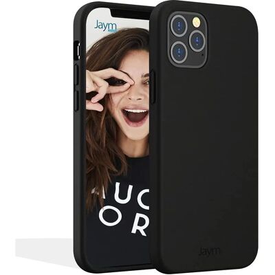 Jaym iPhone 13 Pro Max Silikonhülle - Microfaser - Schwarz Jaym iPhone 13 Pro Max Silikonhülle - Microfaser - Schwarz