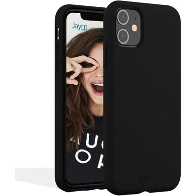 Coque en Silicone JAYM pour iPhone 14 Pro - Noire - Publicité Coque en Silicone JAYM pour iPhone 14 Pro - Noire - Publicité