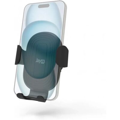 Jaym Smartphone Car Holder with 15W Induction Charger - Black Jaym Smartphone Car Holder with 15W Induction Charger - Black