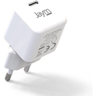 Jaym 30W USB-C Netzladegerät - Power Delivery, PPS Jaym 30W USB-C Netzladegerät - Power Delivery, PPS