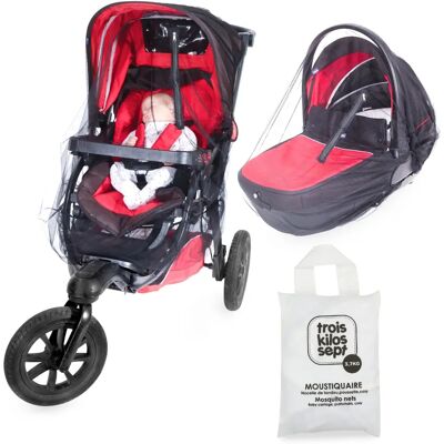 Trois Kilos Sept Moustiquaire noire 3 en 1 - Protection bébé - Publicité Trois Kilos Sept Moustiquaire noire 3 en 1 - Protection bébé - Publicité