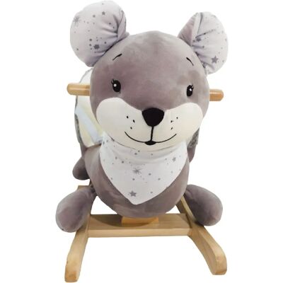 Trois Kilos Sept Mimi Souris Rocker - Jouet Bébé Gris - Publicité Trois Kilos Sept Mimi Souris Rocker - Jouet Bébé Gris - Publicité