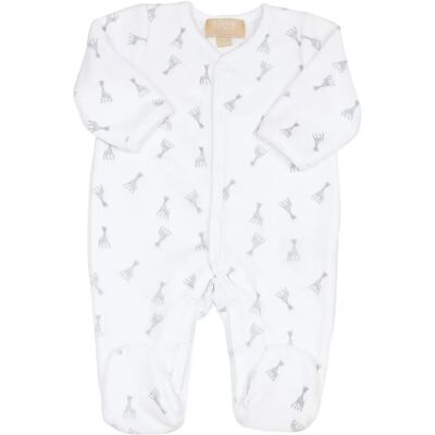 Trois Kilos Sept Sophie La Girafe Velours Bio - Pyjama Bébé Unisexe - Publicité Trois Kilos Sept Sophie La Girafe Velours Bio - Pyjama Bébé Unisexe - Publicité