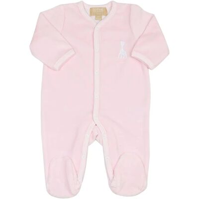 Body Bébé Trois Kilos Sept - Velours Drop Needle - 50% Coton Bio / 50% Polyester - Rose - Naissance - Publicité Body Bébé Trois Kilos Sept - Velours Drop Needle - 50% Coton Bio / 50% Polyester - Rose - Naissance - Publicité